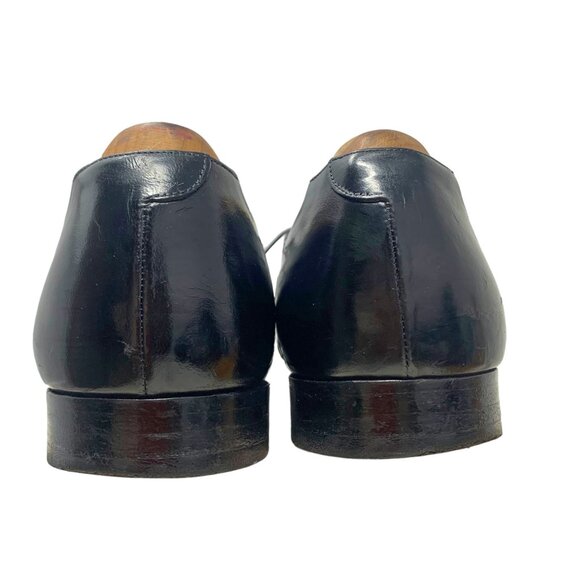 Bally Marcel Black Leather Wingtip Blind Brogue‎ Oxford - Picture 10 of 13